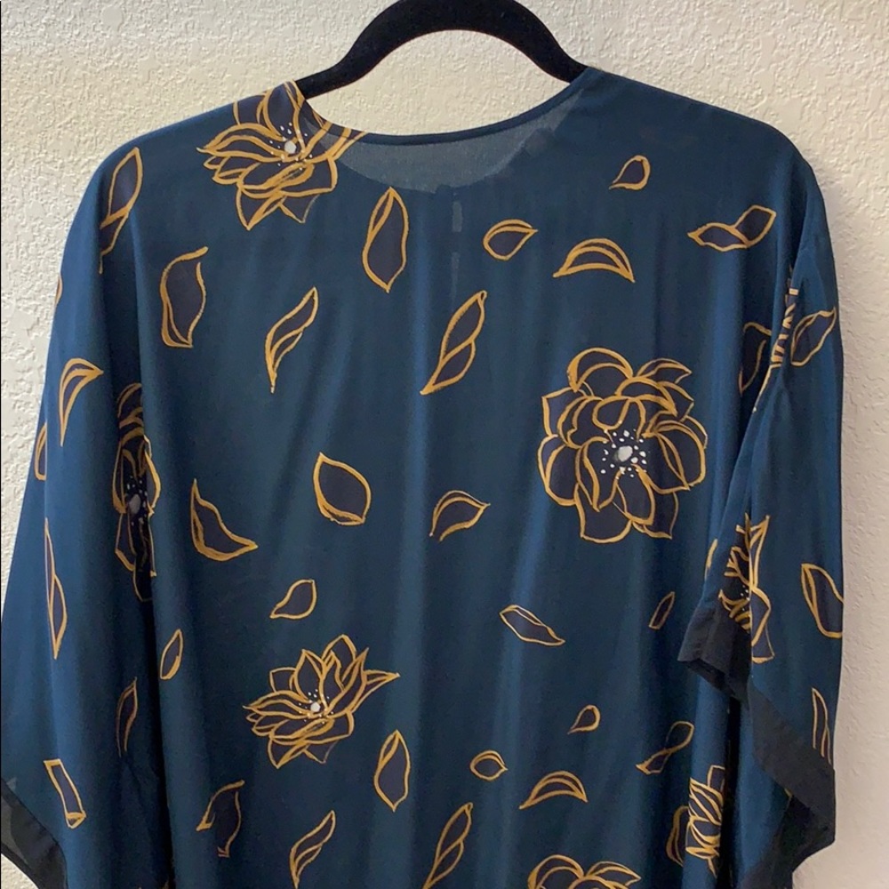 Silk kaftan dress